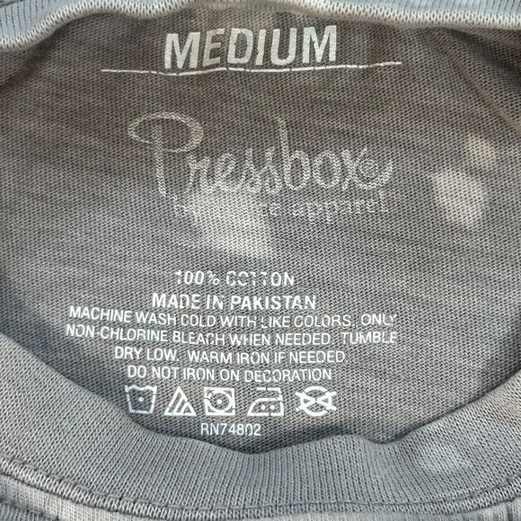 Alabama Crimson Tide Tee Shirt Women's Medium Gray Bleach Dye Short Sleeve - Picture 3 of 7